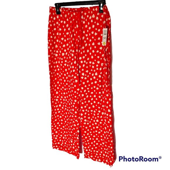 𝅺618 NWT HUE JINGLE DOT COTTON PJ PANTS - Picture 2 of 8